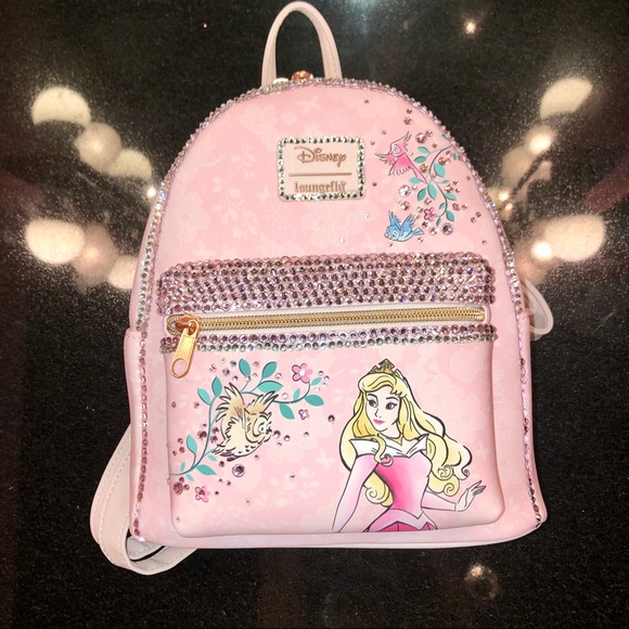 loungefly sleeping beauty mini backpack